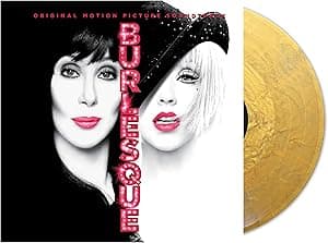 BURLESQUE(ORIGINAL MOTION PICTURE OST) (METALLIC GOLD VINYL) por Cher & Christina Aguilera — capa do álbum