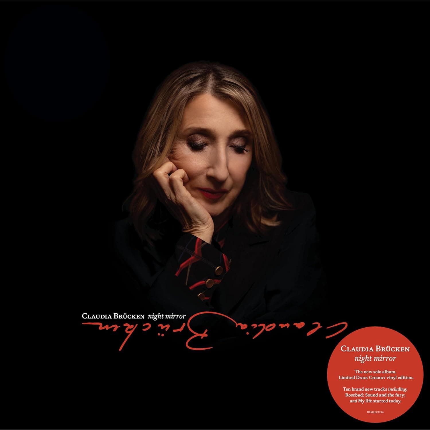 Claudia Brücken: Night Mirror (Dark Cherry Vinyl) por Claudia Brücken — capa do álbum