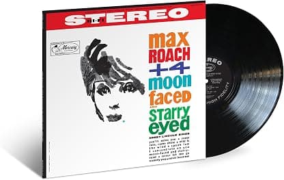 MOON FACED & STARRY EYED (VERVE BY REQUEST SERIES) por Max Roach + 4 — capa do álbum