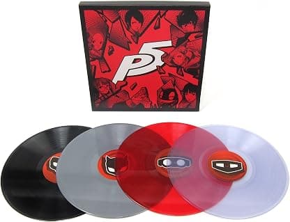 Atlus Sound Team: Persona 5 Soundtrack (Colored Vinyl) Vinyl 4LP Boxset por Atlus Sound Team — capa do álbum