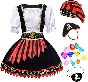 ZZIHA Girls Pirate Costume,Pirate Princess Dress Sea Buccaneer Costume 3-9 Years por Artista não identificado — capa do álbum