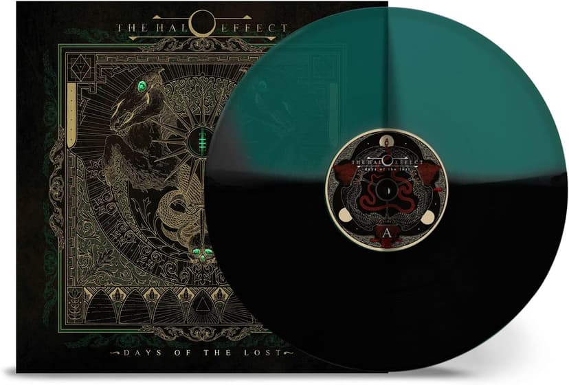 Days Of The Lost - Black/Green Split por The Halo Effect — capa do álbum