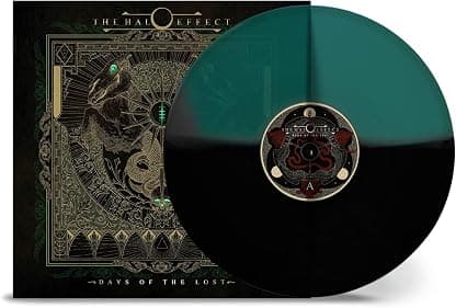 Days Of The Lost - Black/Green Split por The Halo Effect — capa do álbum
