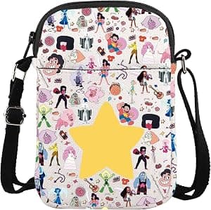 Bolsa tiracolo de personagens de desenho animado Steven série de TV presente joias de cristal bolsa mensageiro fãs de desenhos animados presente de anime por Artista não identificado — capa do álbum