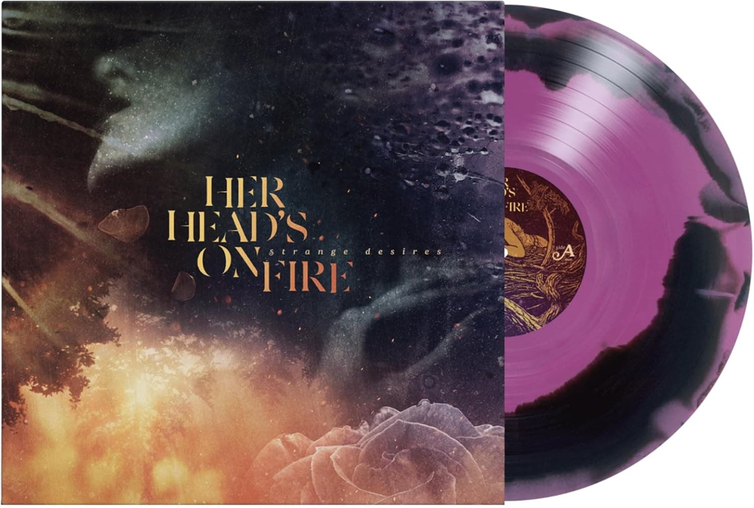 Strange Desires por Her Head's On Fire — capa do álbum