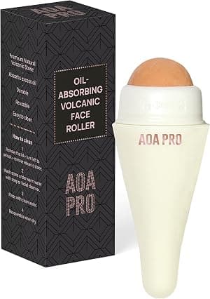AOA Studio Rolo facial para absorção de óleo vulcânico facial reutilizável ferramenta de cuidados com a pele massagem facial (branco) por Artista não identificado — capa do álbum