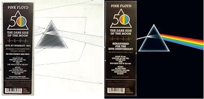 Pink Floyd: Dark Side of the Moon Live at Wembley 1974 / Dark Side of the Moon 50th Anniversary Remaster (50th Anniversary Live + Studio Vinyl 2-Pack) por CD de áudio — capa do álbum