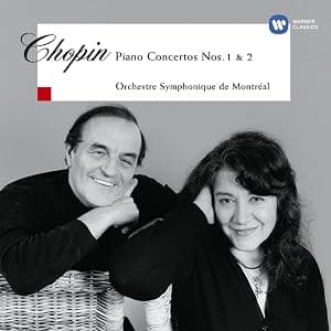 Chopin: Piano Concertos Nos. 1 & 2 / Dutoit, Argerich por Frédéric Chopin — capa do álbum