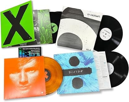 Ed Sheeran: Studio Album Vinyl Discography (No. 6 Collaboration Project / Divide (Deluxe) / Mulitply / Plus (Orange Vinyl) / + Bonus Art Card por Ed Sheeran — capa do álbum