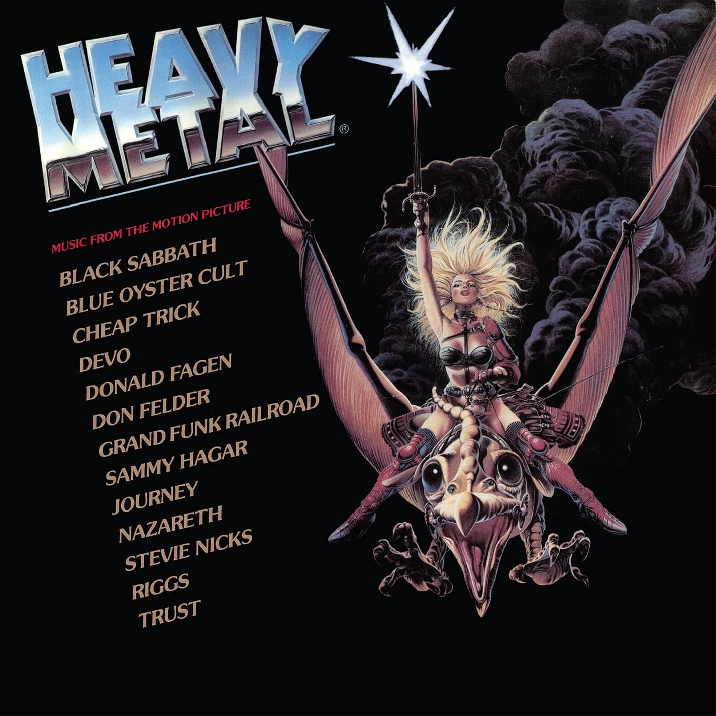 Heavy Metal (Music From The Motion Picture) por Heavy Metal Soundtrack — capa do álbum