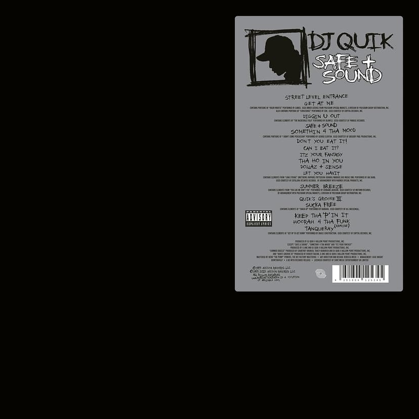 SAFE & SOUND por DJ Quik — capa do álbum