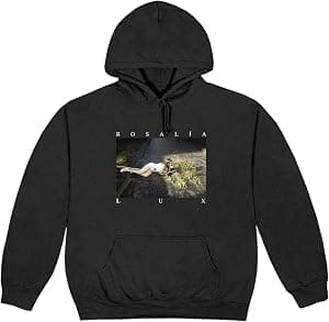 Suéter com capuz Official Merch Rosalía Lux Photo Hoodie Black ROSALÍAUnisex Adulto por Artista não identificado — capa do álbum