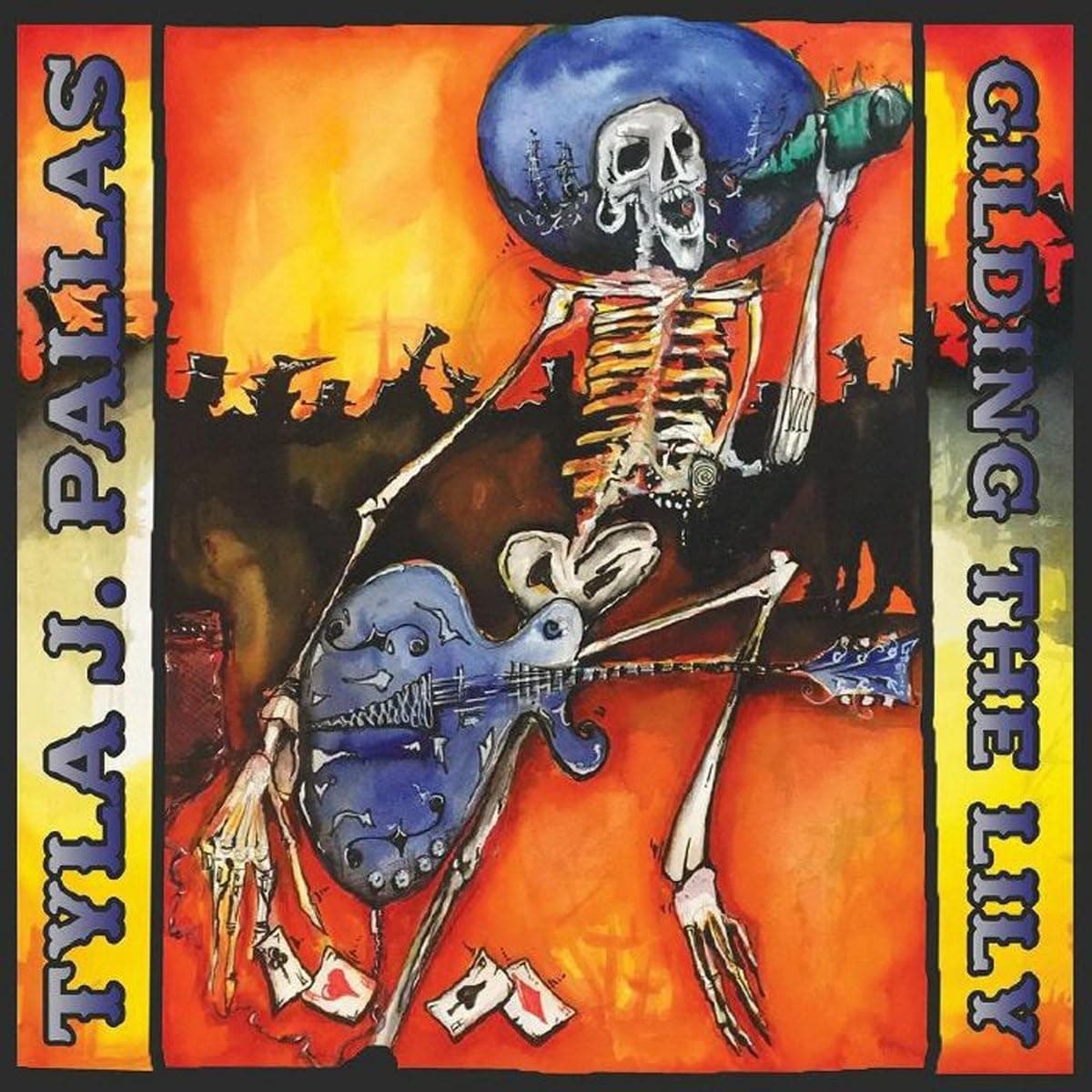 Gilding The Lily - Ltd Orange Vinyl por Tyla J Pallas — capa do álbum