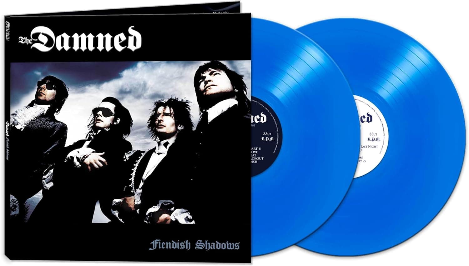 FIENDISH SHADOWS (BLUE VINYL) por The Damned — capa do álbum