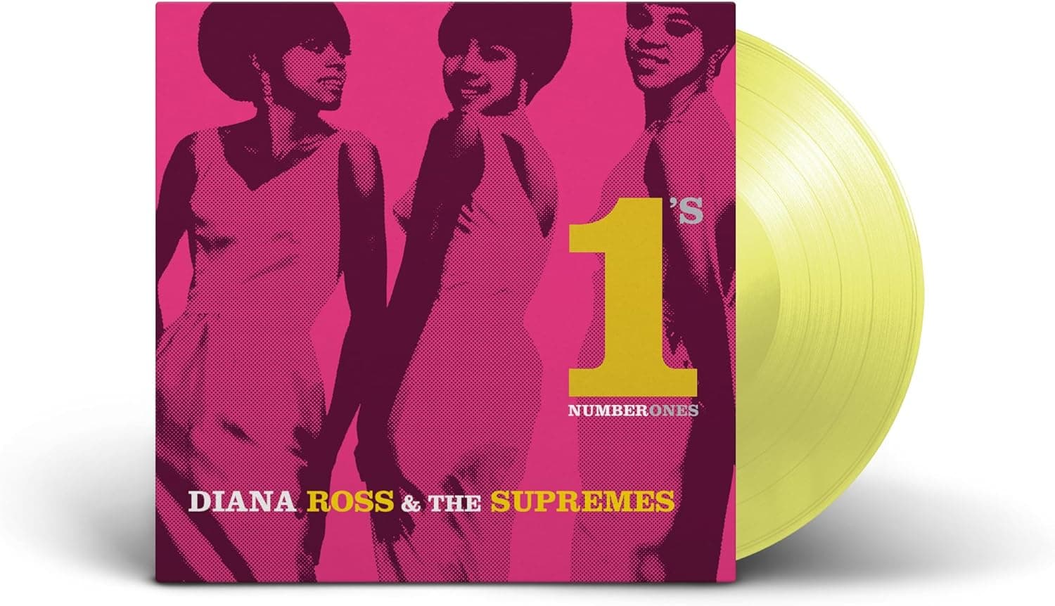 Motown Number 1's - Limited Yellow Colored Vinyl por Diana Ross & the Supremes — capa do álbum