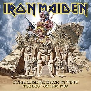 Somewhere Back In Time - The Best Of 1980-1989 por Iron Maiden — capa do álbum