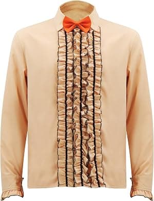 Camisetas de smoking Harry and Lloyd Dumb Ruffled Dumber 90s Prom Retro com gravata borboleta cosplay de Halloween para homens por Artista não identificado — capa do álbum