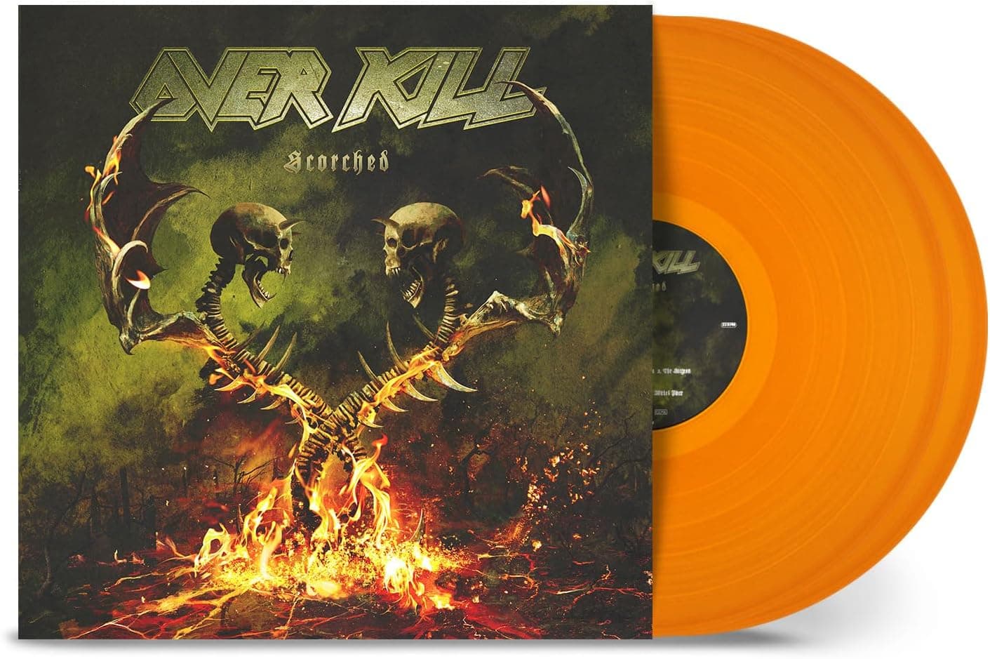 SCORCHED (ORANGE VINYL/2LP) por Overkill — capa do álbum