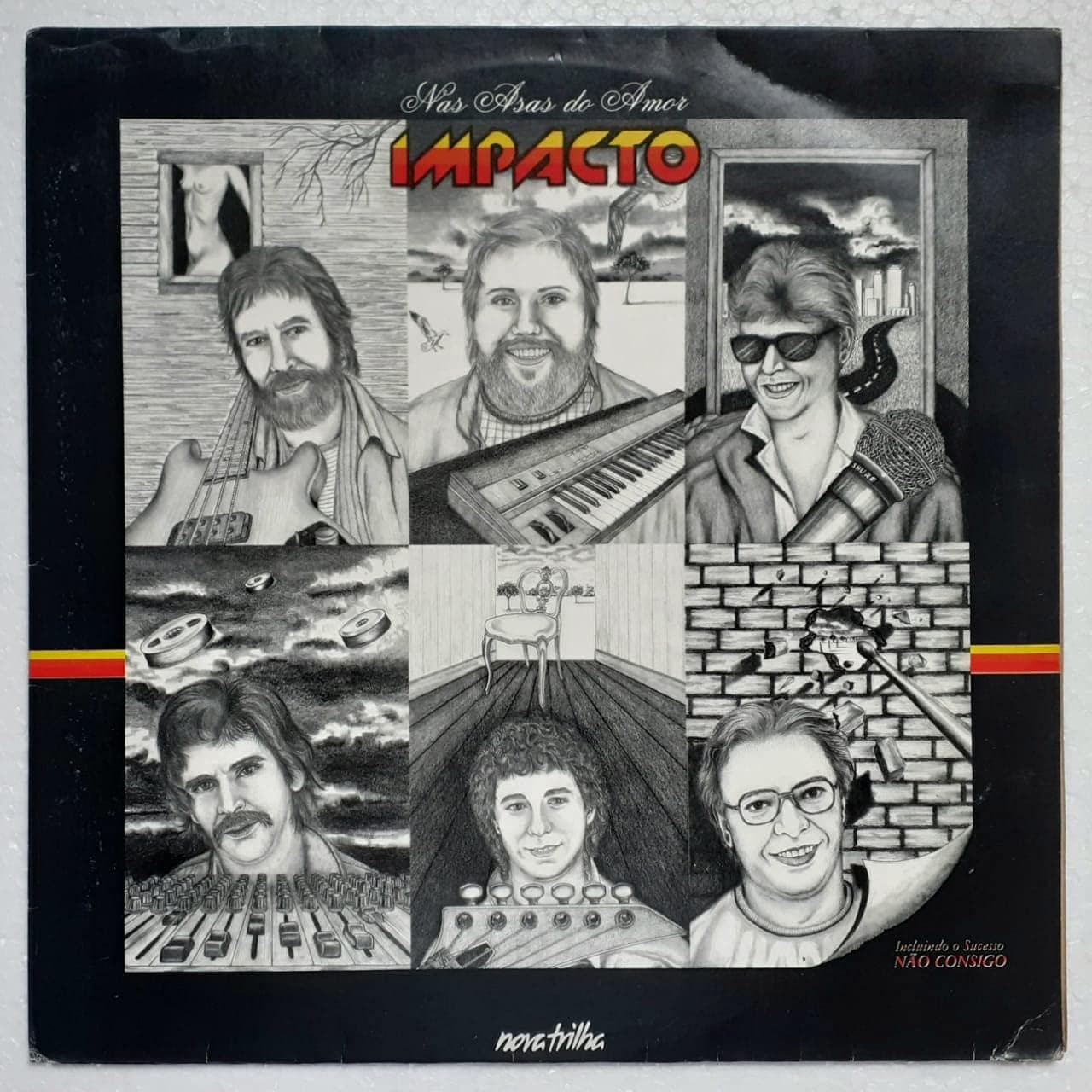 Impacto - Lp Nas Asas do Amor - 1989 por Impacto — capa do álbum