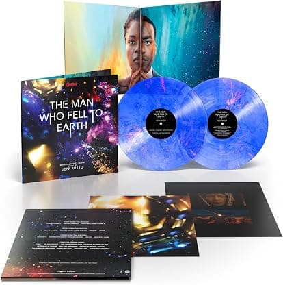 MAN WHO FELL TO EARTH (ORIGINAL SERIES SCORE) (TRANSLUCENT BLUE & PINK VINYL/2LP) por Jeff Russo — capa do álbum