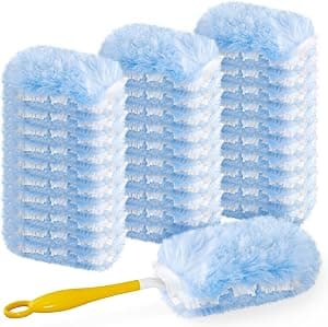 Refil de espanador para Swiffer Duster, 30 refis de espanador de 2 lados resistentes de 360° com 1 alça, 4x microfibras, espanadores descartáveis de várias superfícies para limpeza por Artista não identificado — capa do álbum