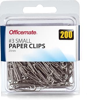 Officemate Clipes de papel pequenos tamanho nº 3 da Oic, prata, pacote de 508 cm (97219) por Artista não identificado — capa do álbum