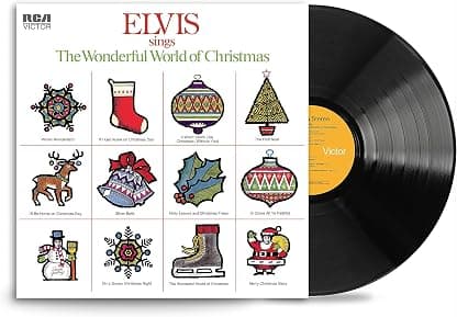 Elvis Sings The Wonderful World Of Christmas (140 Gram Vinyl) por Elvis Presley — capa do álbum