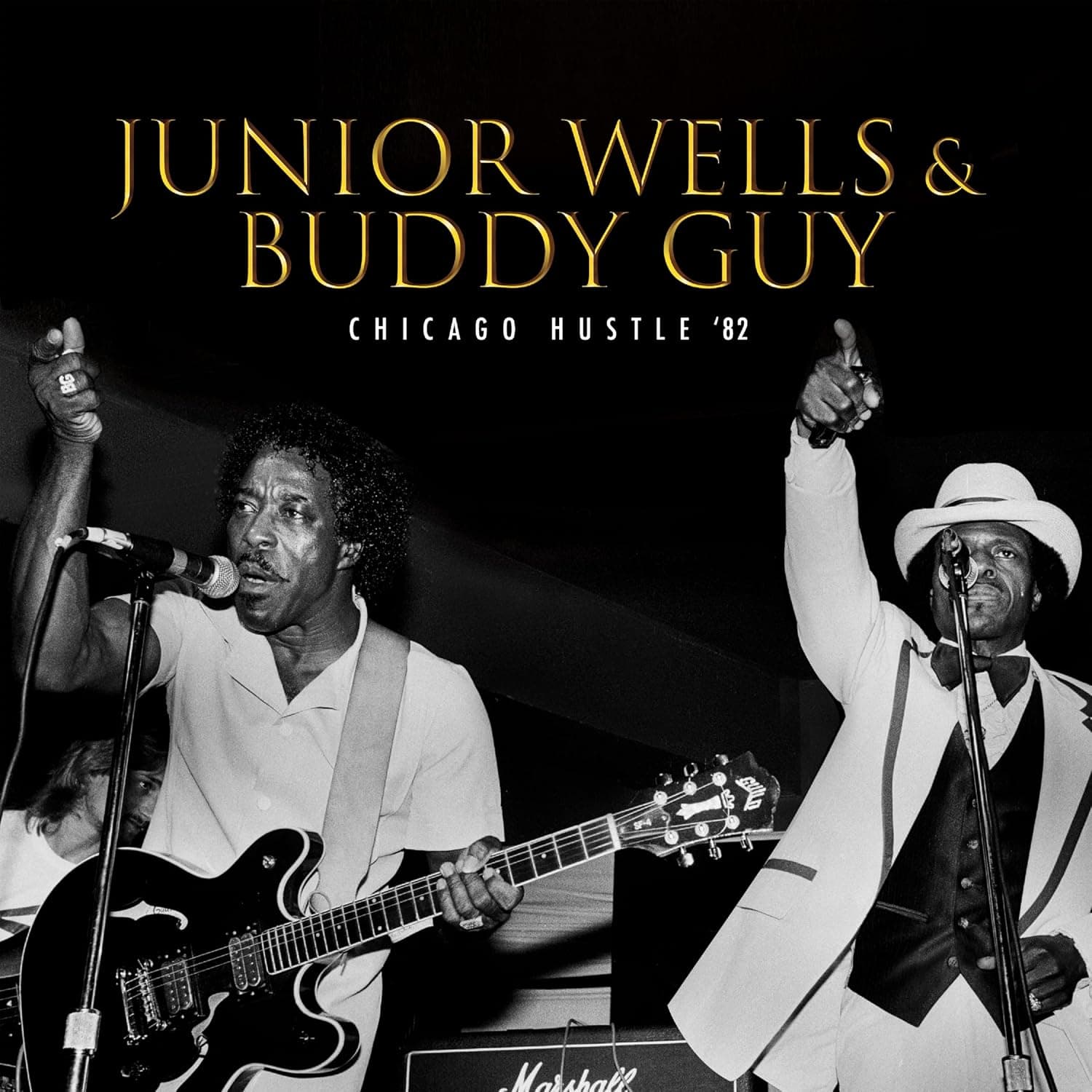 CHICAGO HUSTLE '82 (GOLD VINYL) por Junior / Guy, Buddy Wells — capa do álbum