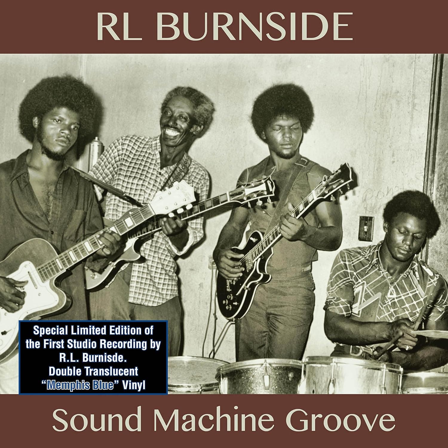 SOUND MACHINE GROOVE (MEMPHIS BLUE VINYL) por Rl Burnside — capa do álbum