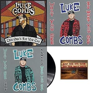Luke Combs: Complete Studio Album Discography This One's For You Too / What You See is What You Get / and More Art Card por Luke Combs — capa do álbum