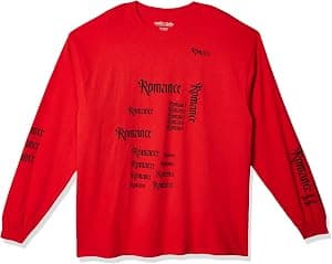 Camiseta Camila Cabello Romance Red Long Sleeve Camila Cabelloadulto-unissex por Artista não identificado — capa do álbum