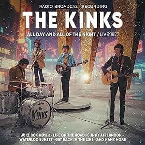 All Day And All Of The Night / Live 1977 por The Kinks — capa do álbum