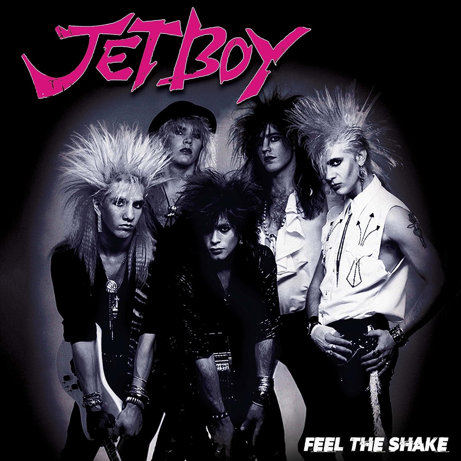 FEEL THE SHAKE (PINK/BLACK SPLATTER VINYL) por Jetboy — capa do álbum