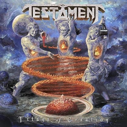 Titans of Creation por Testament — capa do álbum