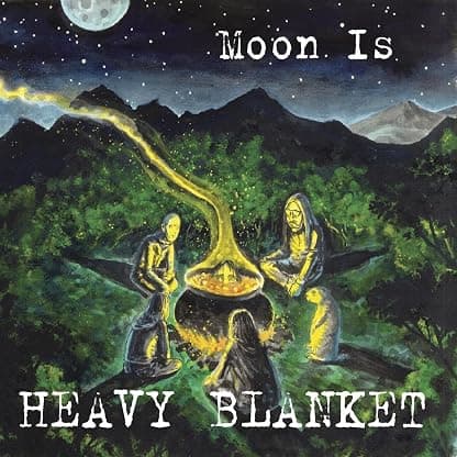 MOON IS por Heavy Blanket — capa do álbum