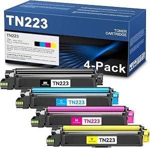 TN223 TN-223 BK/C/M/Y Cartucho de toner de substituição para Brother TN-223 223 Toner para MFC-L3710CW MFC-L3750CDW HL-L3210CW MFC-L3770CDW Impressora TN223 TN-223BK/C/M/Y Conjunto de cartuchos de por Artista não identificado — capa do álbum