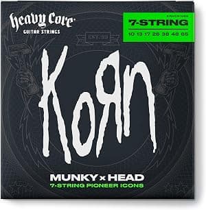 Cordas de guitarra Heavy Core Korn 10/65-7/conjunto por Artista não identificado — capa do álbum