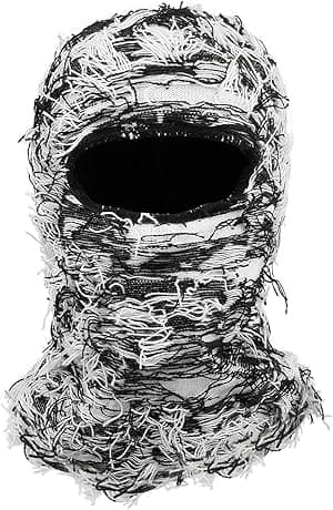 Croogo Máscara de esqui balaclava envelhecida balaclava à prova de vento Shiesty Yeat máscara completa gorro máscara facial para clima frio aquecedor de pescoço por Artista não identificado — capa do álbum