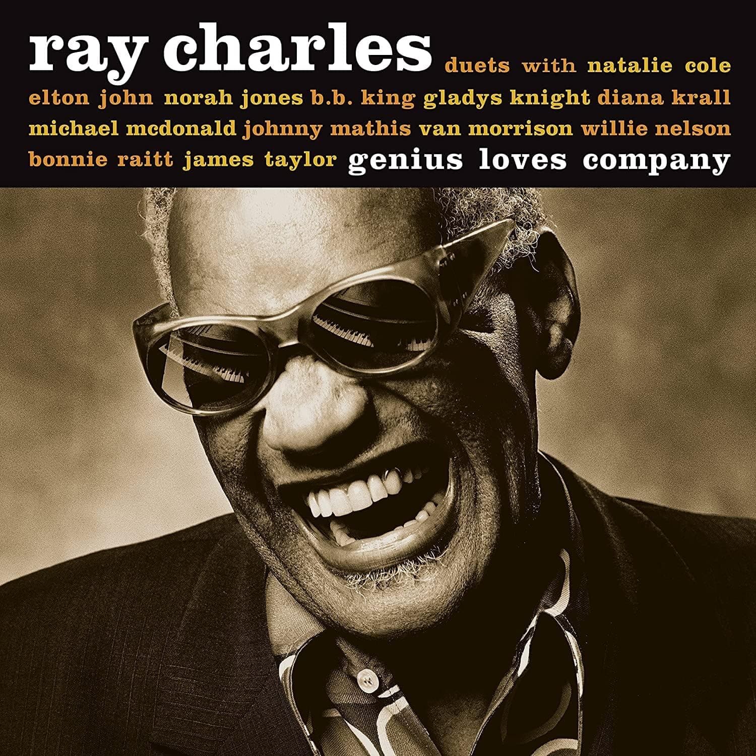 GENIUS LOVES COMPANY (2LP) por Ray Charles — capa do álbum