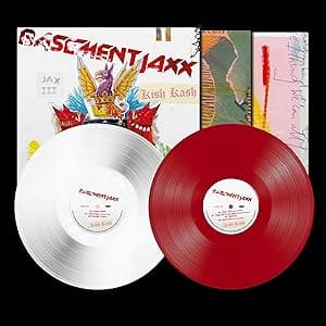 Kish Kash (RED & WHITE VINYL) por Basement Jaxx — capa do álbum