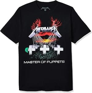 Metallica Camiseta masculina Master of Puppets por Artista não identificado — capa do álbum