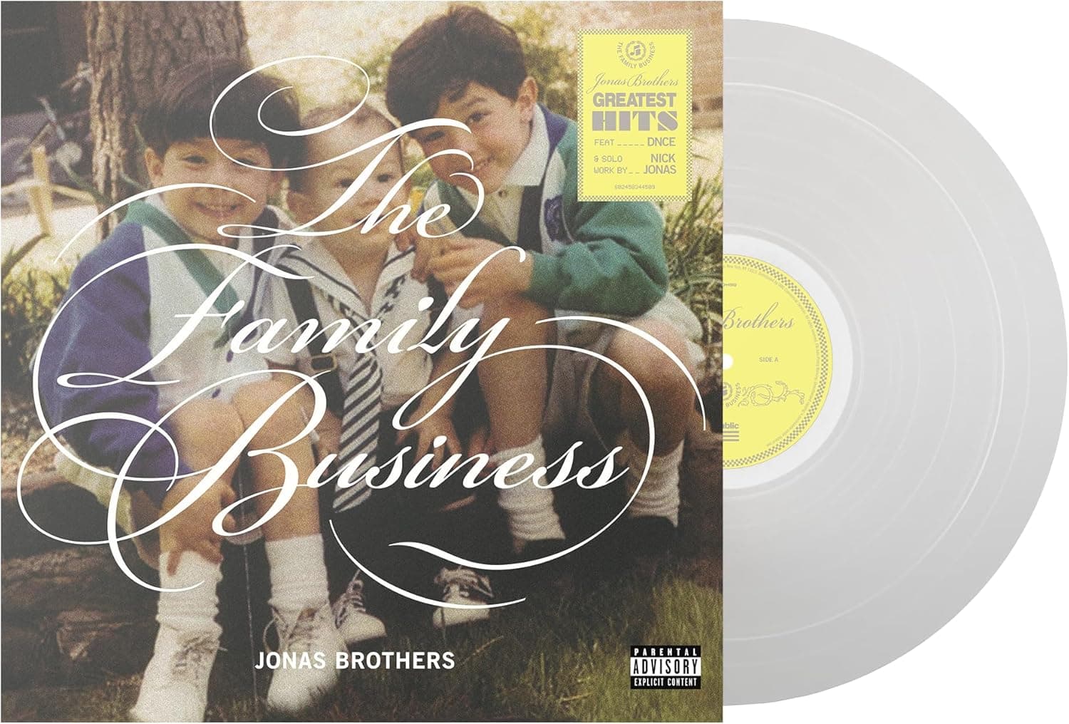 FAMILY BUSINESS (CLEAR VINYL/2LP) por Jonas Brothers — capa do álbum