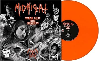 Steel, Rust and Disgust por Midnight — capa do álbum
