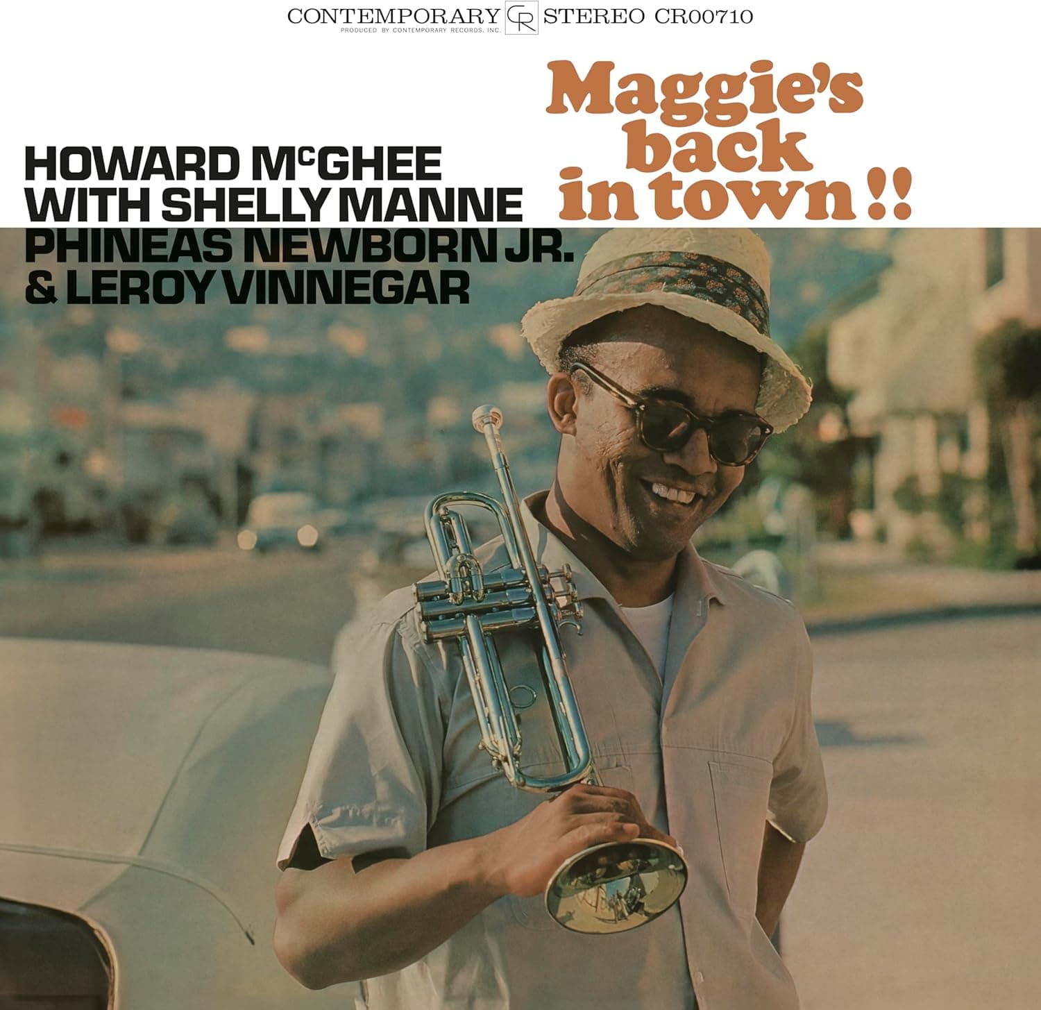 MAGGIE'S BACK IN TOWN (CONTEMPORARY RECORDS ACOUSTIC SOUNDS SERIES) por Howard McGhee — capa do álbum