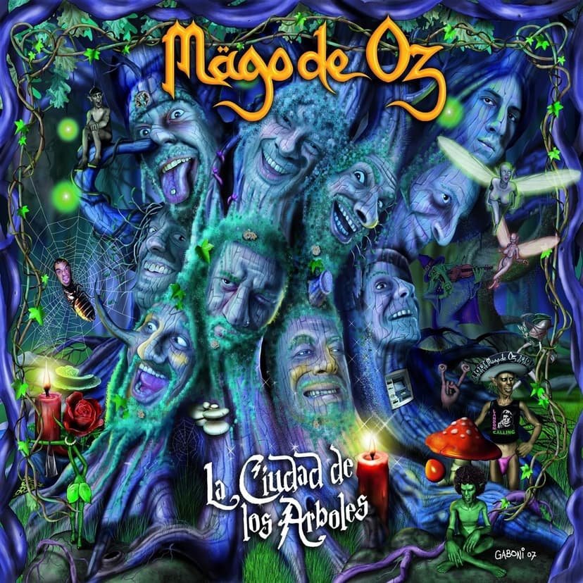 LP VINIL Mago de Oz - La ciudad de los arboles por Mago De Oz — capa do álbum