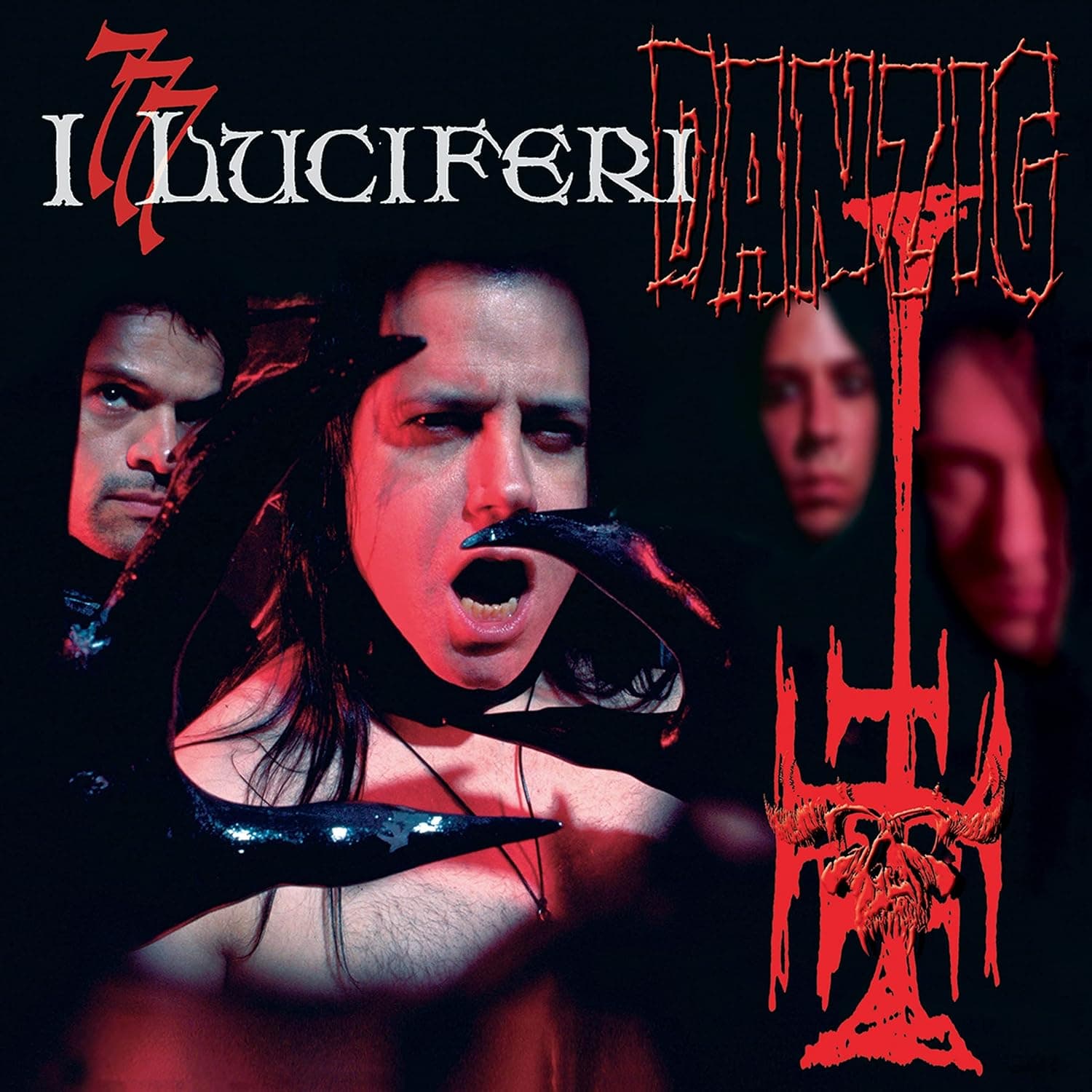 777: I LUCIFERI (BLACK/WHITE/RED SPLIT SPLATTER VINYL) por Danzig — capa do álbum