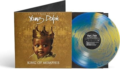 King of Memphis (10 Yr Anniversary) Royalty Blue/Gold por Young Dolph — capa do álbum