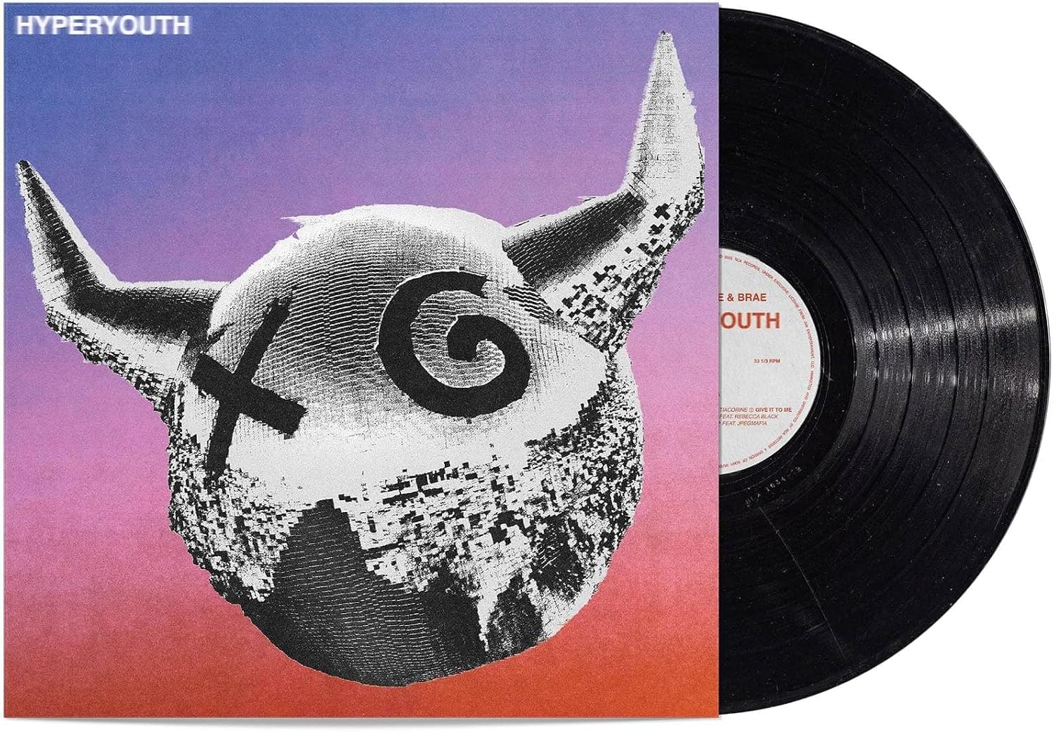 Joey Valence & Brae Hyperyouth Black Vinyl LP por Joey Valence & Brae — capa do álbum
