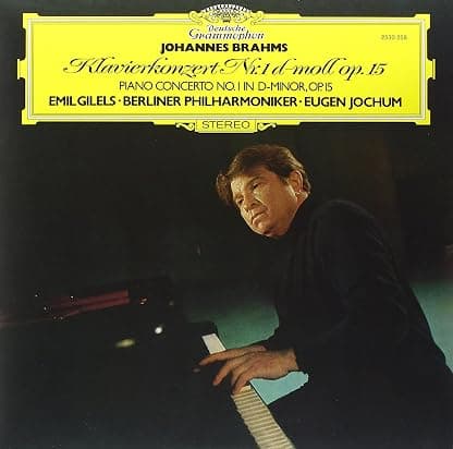 Brahms: Piano Concerto No.1 In D Minor por Gilels/Jochum/Berliner Philharmoniker — capa do álbum
