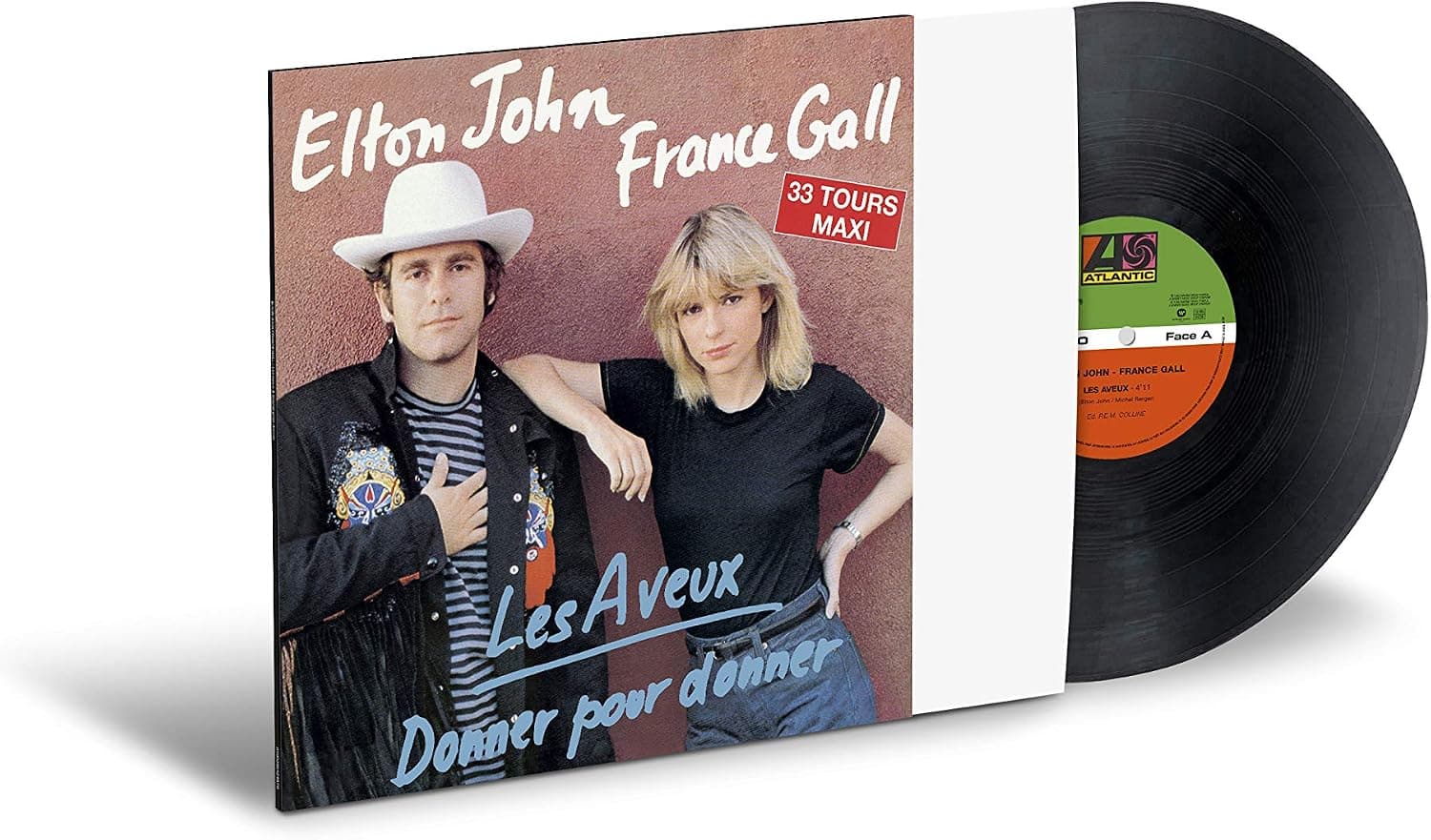FRANCE GALL & ELTON JOHN - LES AVEUX & DONNER POUR DONNER por France Gall & Elton John — capa do álbum